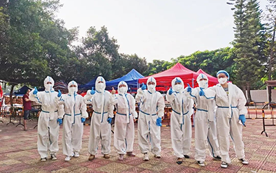 Be the most beautiful volunteer! Dongdayang Xiamen station to help fight the epidemic!